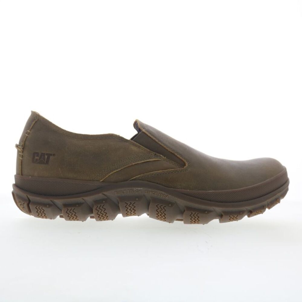 Caterpillar Mens Fused Slip On Brown Shoes (NWT)